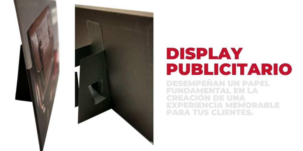Display publicitario. Diseños únicos en laboral Gráfica, servicios de impresión en la provincia de Alicante.